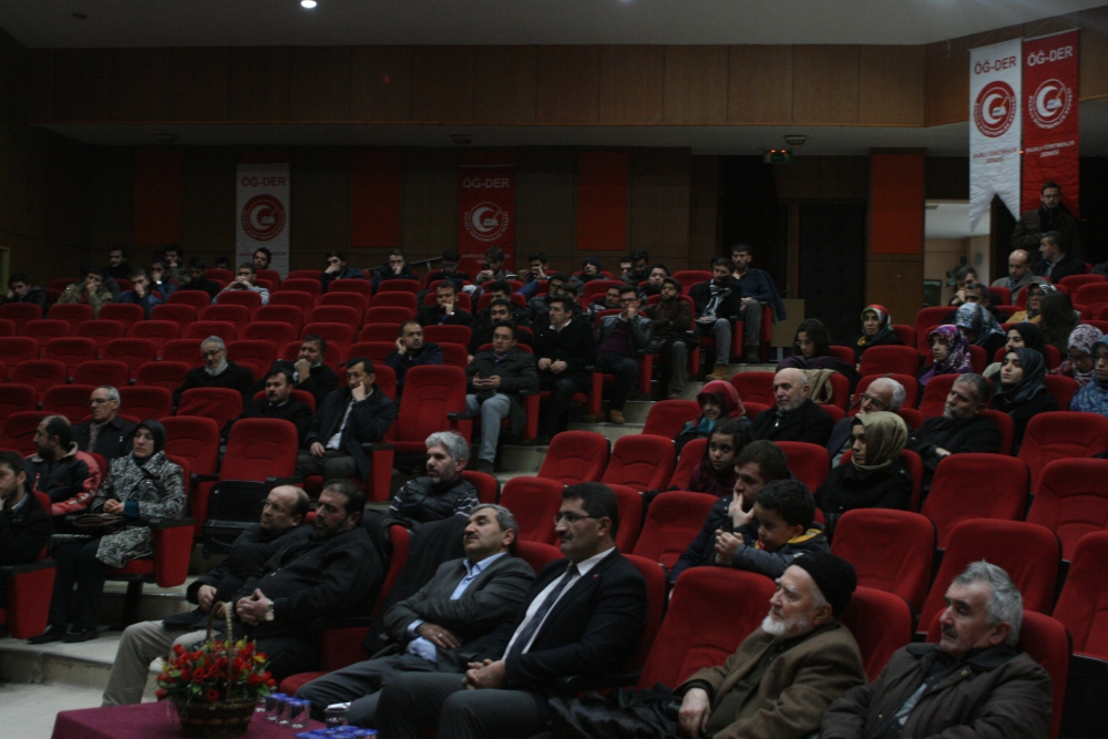 ÖĞ-DER Bolu Şubesi HZ. MUHAMMED’İ  Anmak ve Anlamak konulu konferans düzenledi