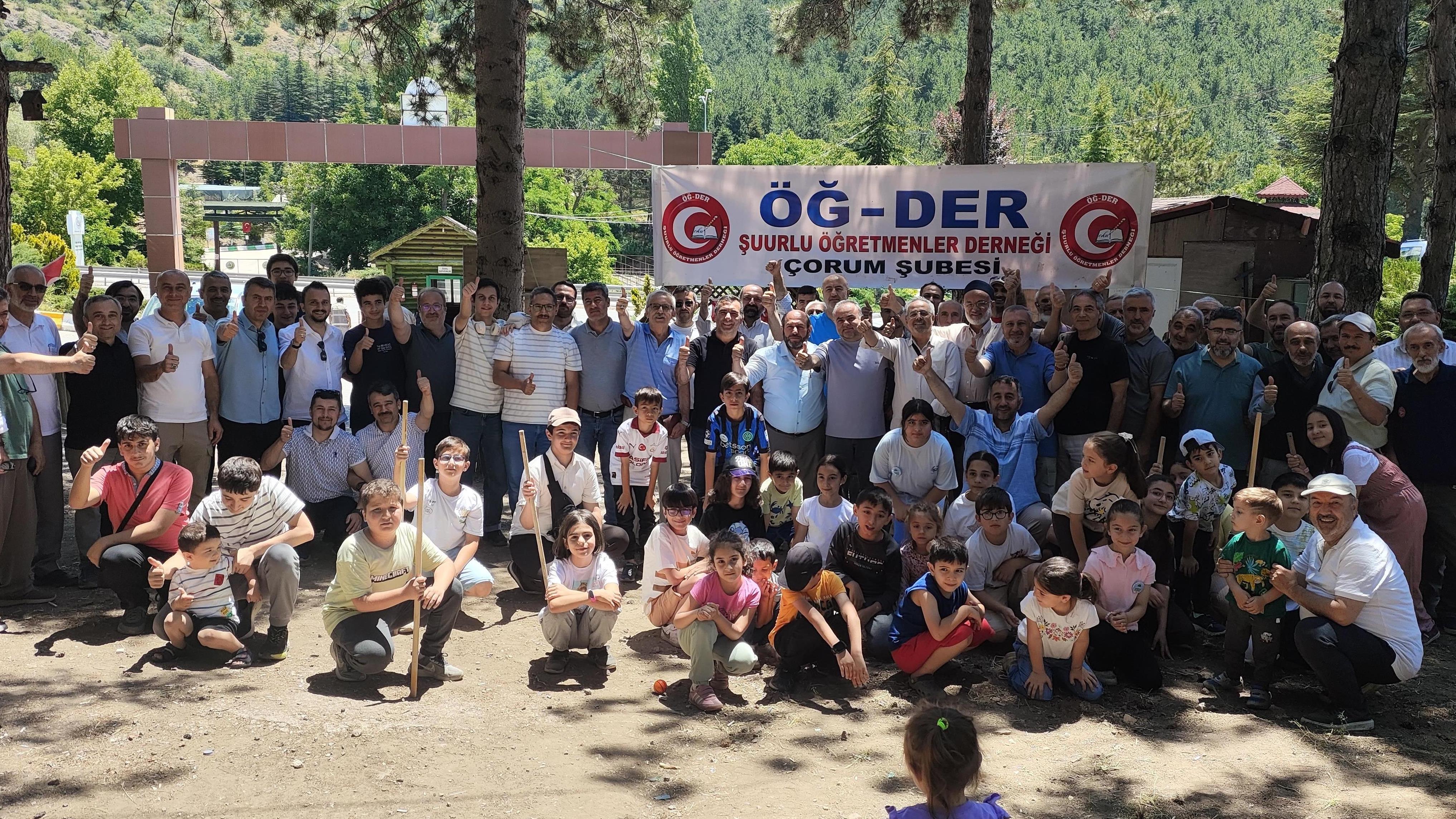  ÖĞ-DER 'in Geleneksel Yıl Sonu Aile Pikniği Çorum'da Gerçekleştirildi