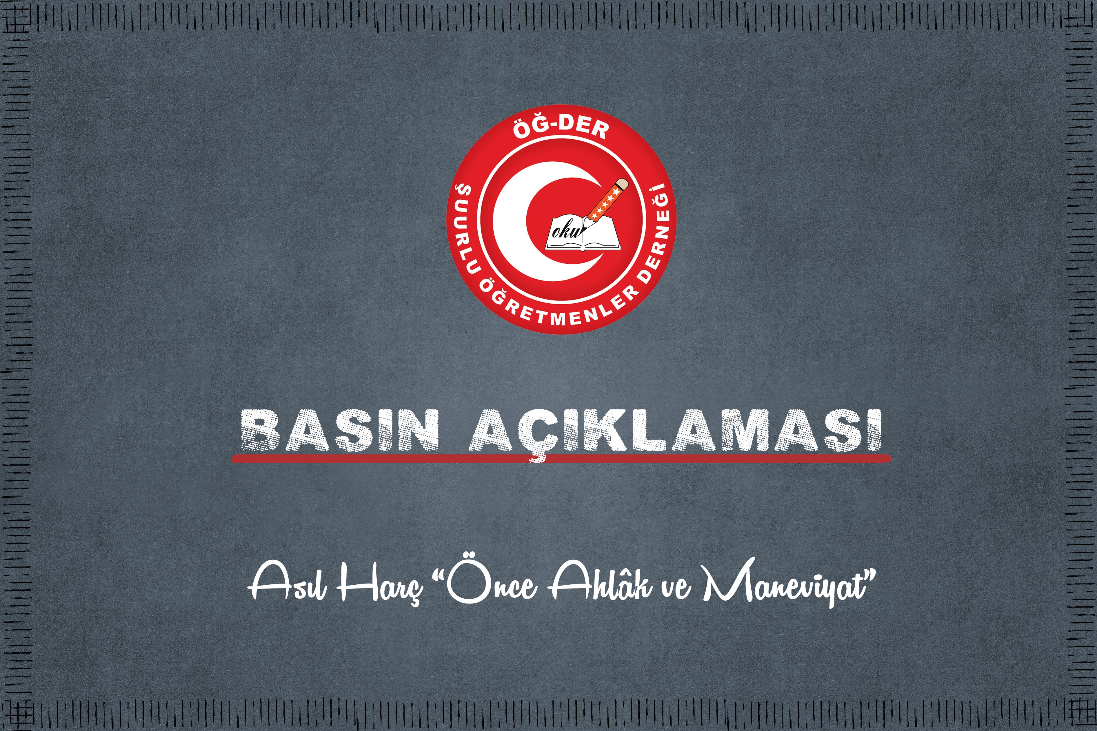 Asıl Harç “Önce Ahlâk ve Maneviyat”