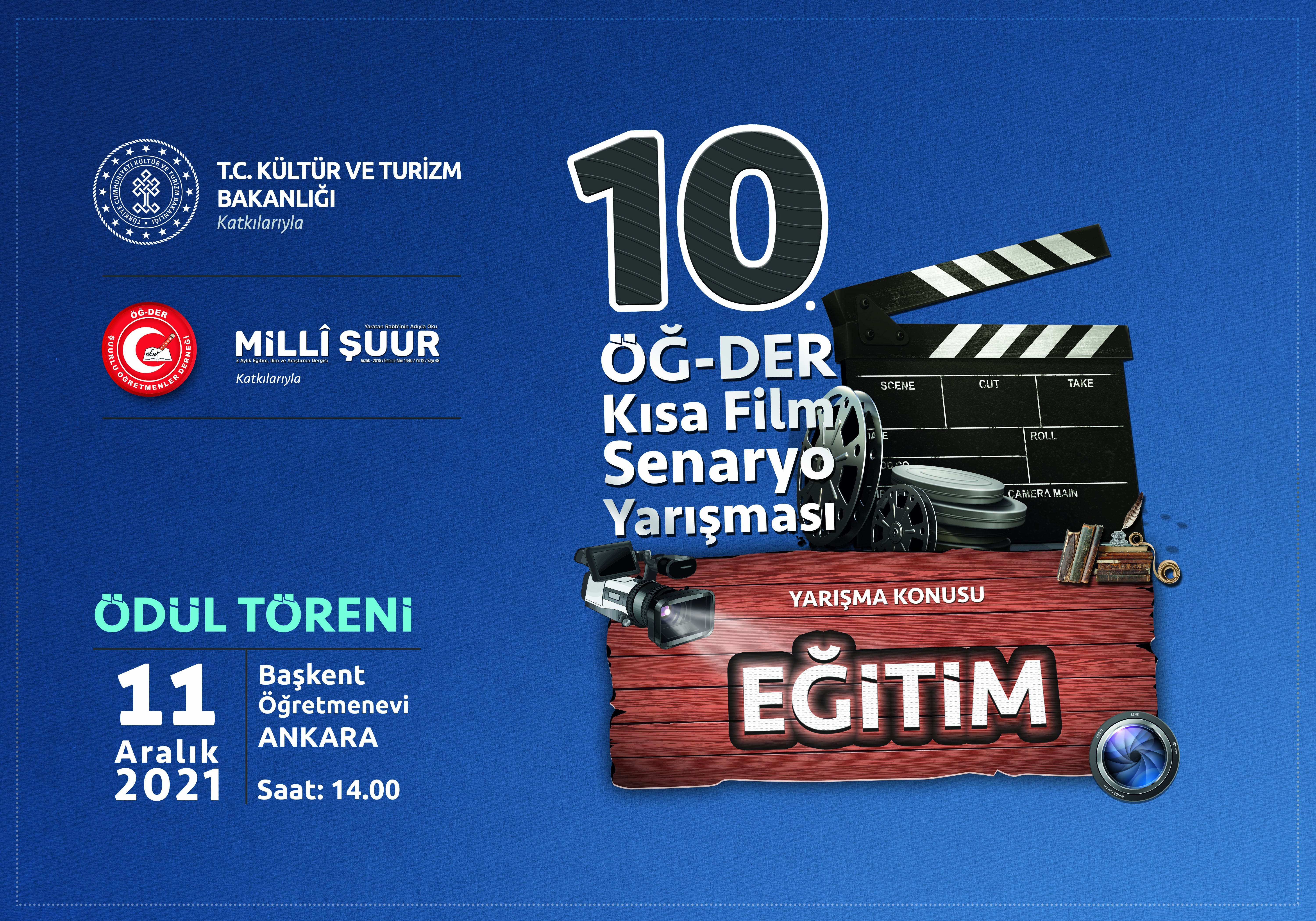 ÖĞDER 10. KISA FİLM SENARYO YARIŞMASINDA ÖDÜL ALANLAR BELLİ OLDU